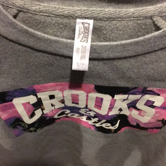 Women’s CROOKS sweatshirt. Size Small. - Picture 2 of 2